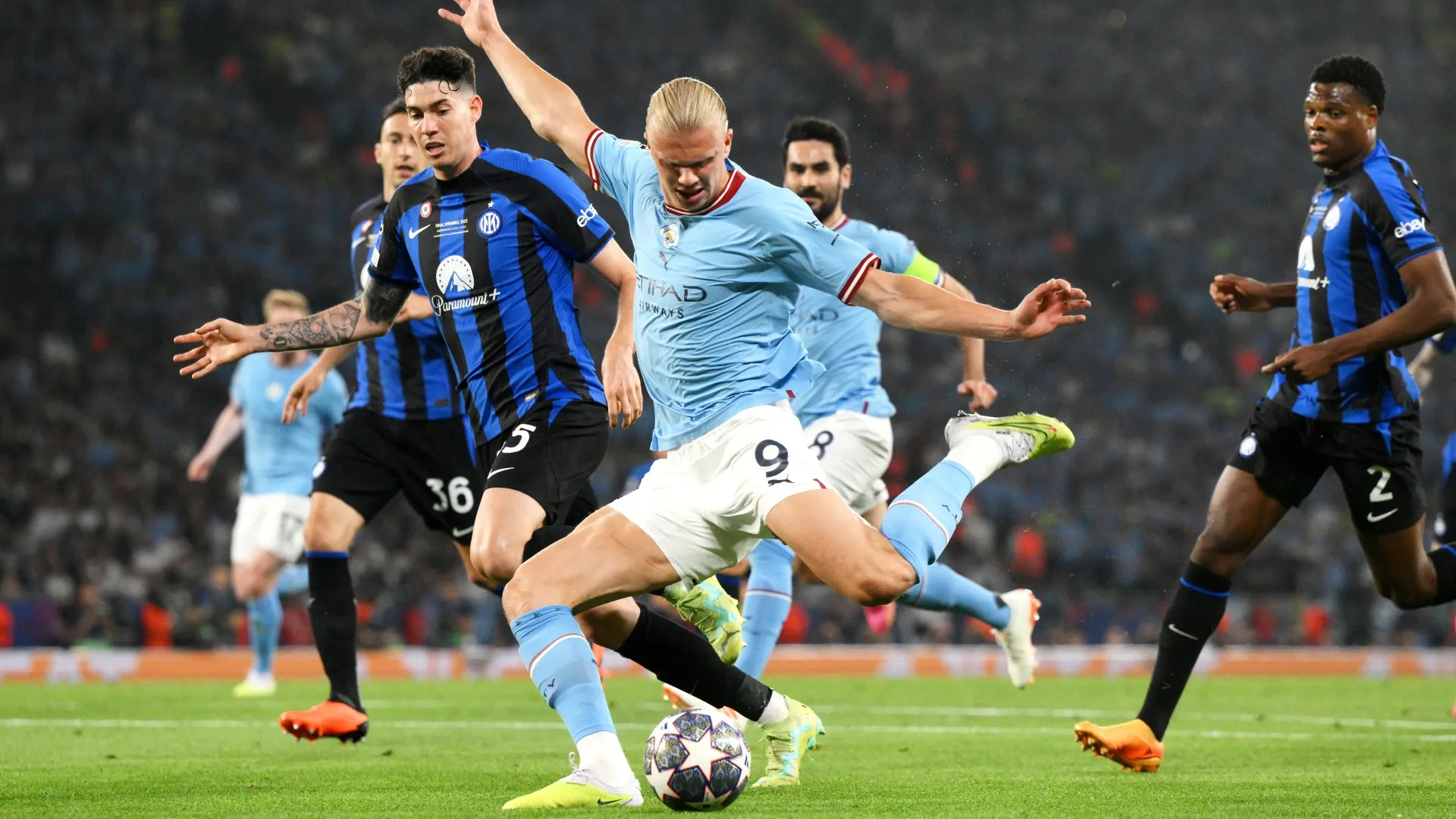 Đội hình Man City trước trận đấu giữa Man City vs Inter Milan