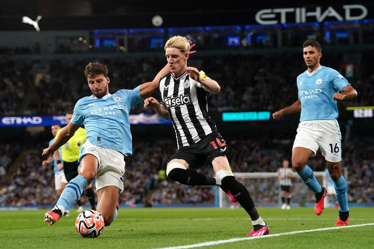 Trận đối đầu của Man City vs Newcastle