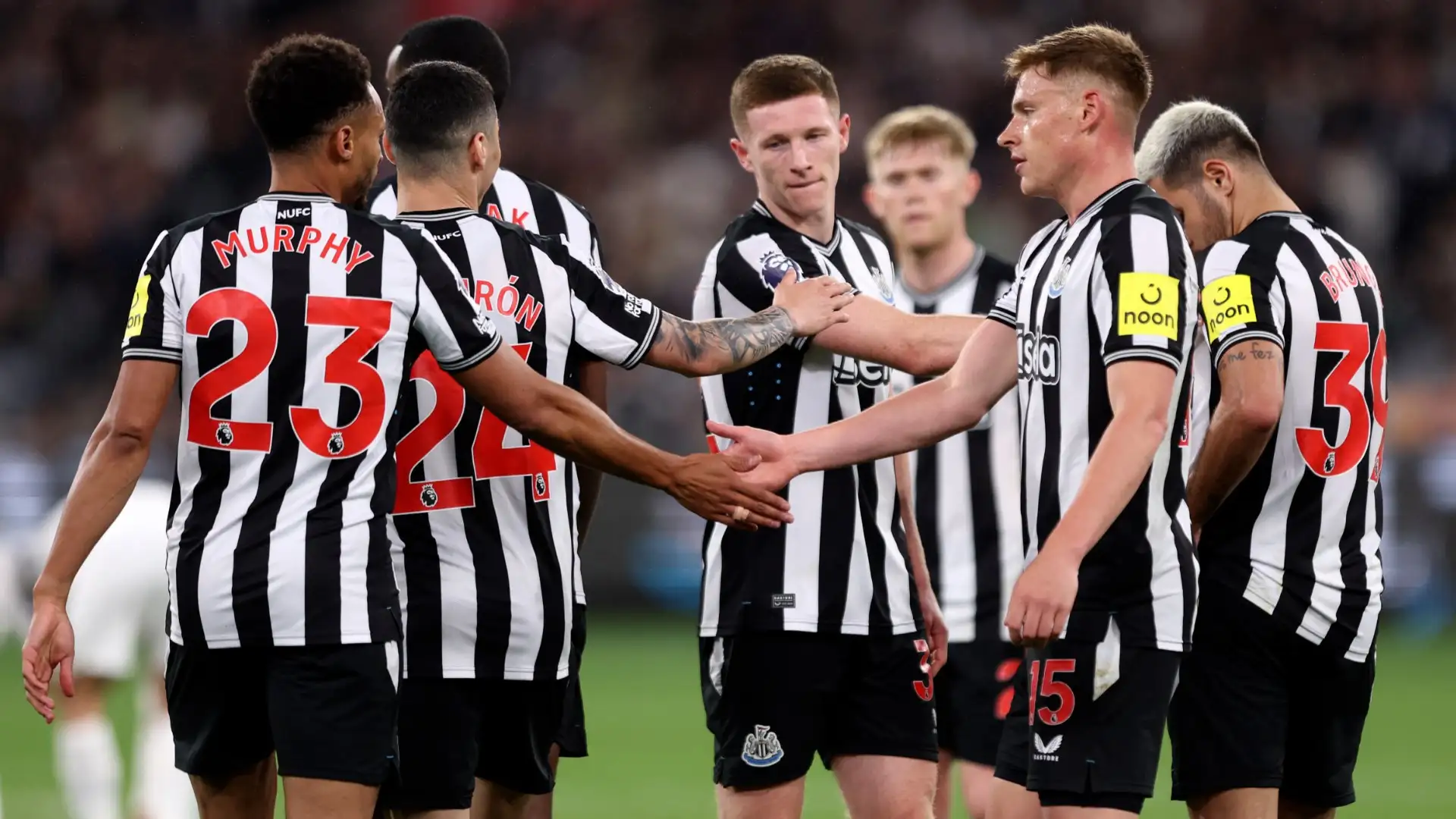 Đội hình Newcastle trong trận đấu giữa Man City vs Newcastle